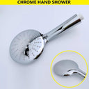 Black Luxe Rain Shower Head Set High Pressure Wall Mount