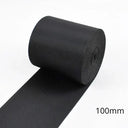 Black Nylon Webbing Tape Backpack Strap Pet Collar Ribbon