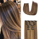 Black Ombre Heat Resistant Hair Extensions 24 Inch Women