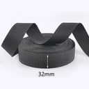 Black Polyester Webbing Band for Versatile DIY Projects