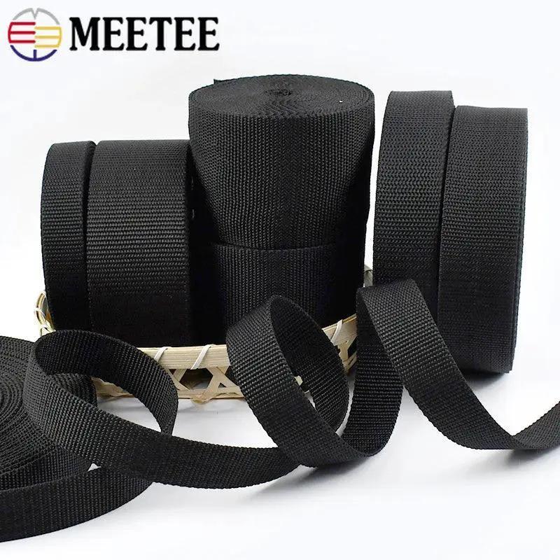 Black Polyester Webbing Band for Versatile DIY Projects