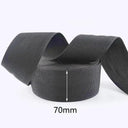 Black Polyester Webbing Band for Versatile DIY Projects
