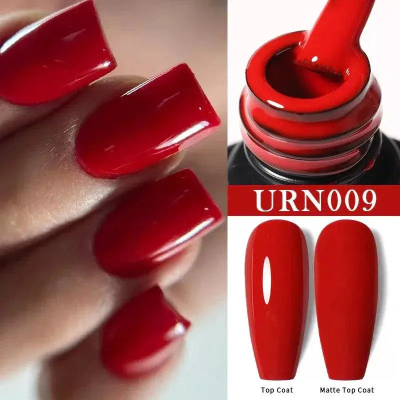 Black Red Glitter UV Gel Nail Polish Dazzle Premium Quality