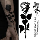 Temporary Rose Tattoo Set for Festivals