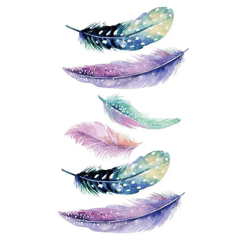 Black Rose Temporary Tattoo Sticker Set for Festivals