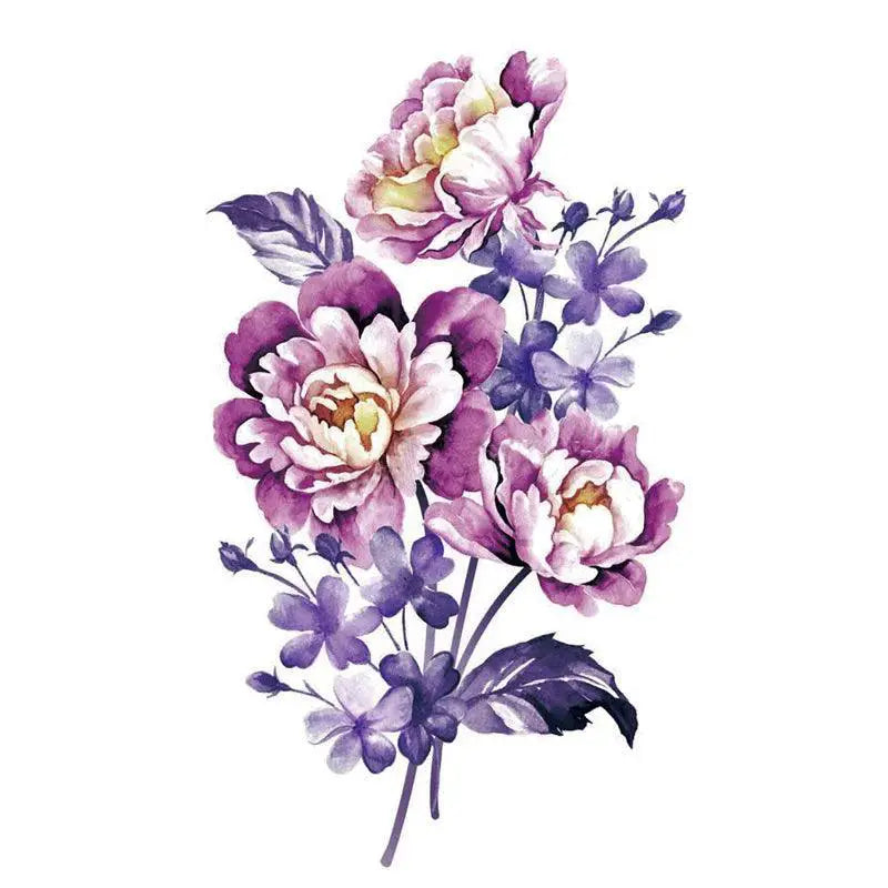 Black Rose Temporary Tattoo Sticker Set for Festivals