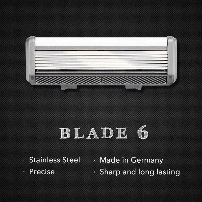Black Spider Precision Shave Razor With Swivel Ball Tech