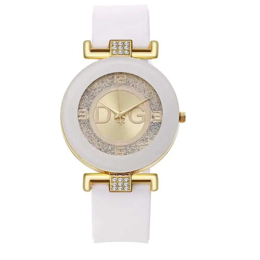 Black White Quartz Watch Elegant Minimalist Wristwatch - OurLum.com