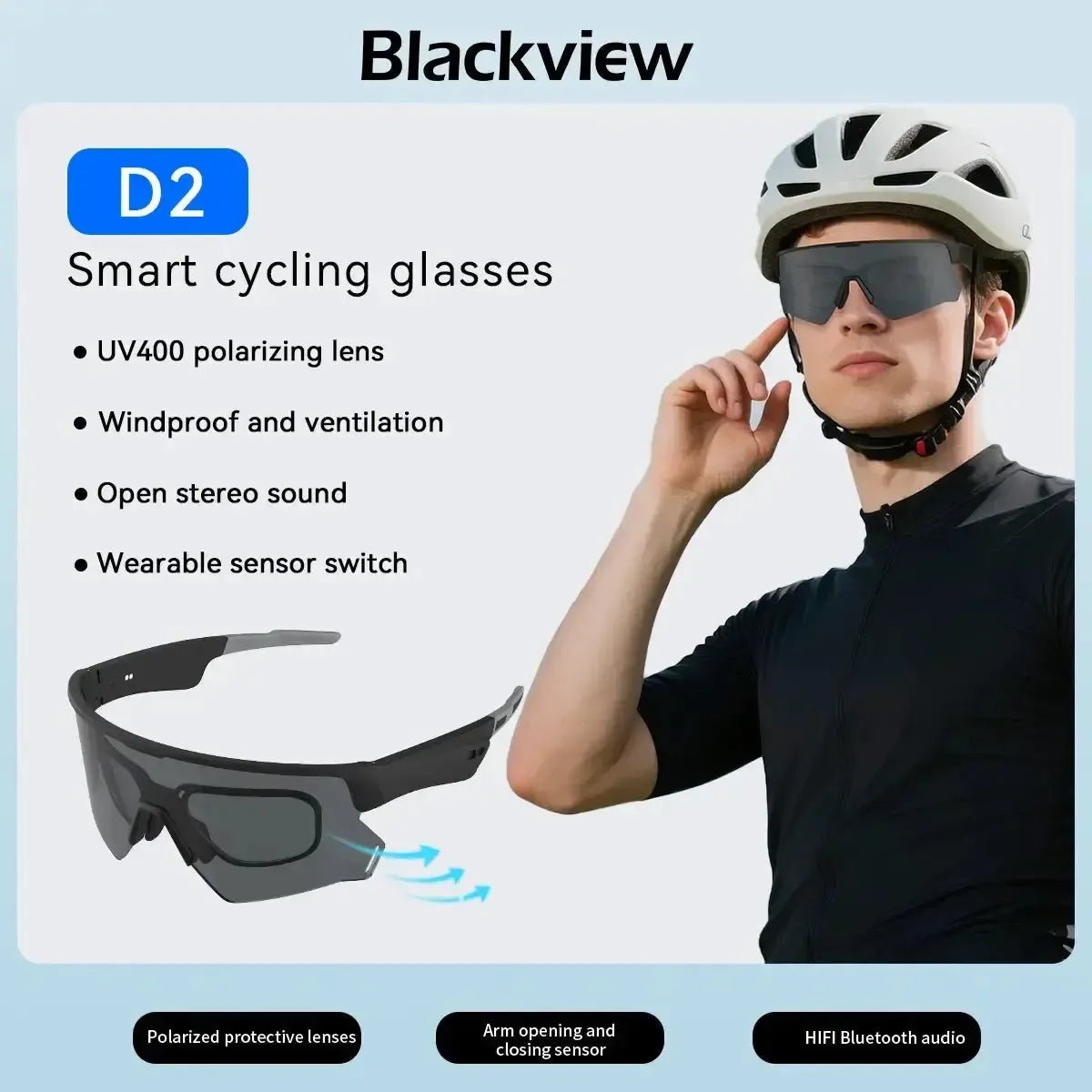 Blackview Glasses For Cyclists Music