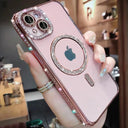 Bling Crystal Clear MagSafe Case for iPhone 15 Pro Max