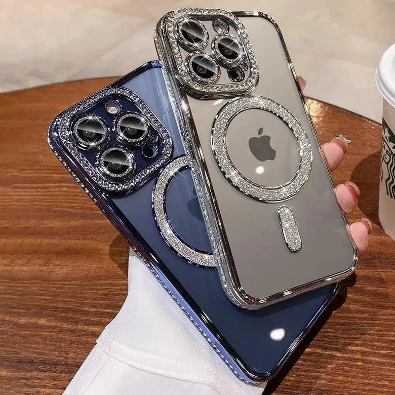 Bling Crystal Clear MagSafe Case for iPhone 15 Pro Max