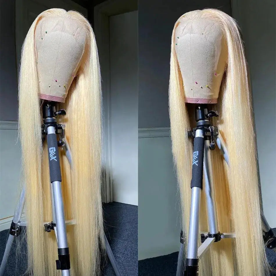 Blonde 613 HD Lace Frontal Wig Pre Plucked Human Hair