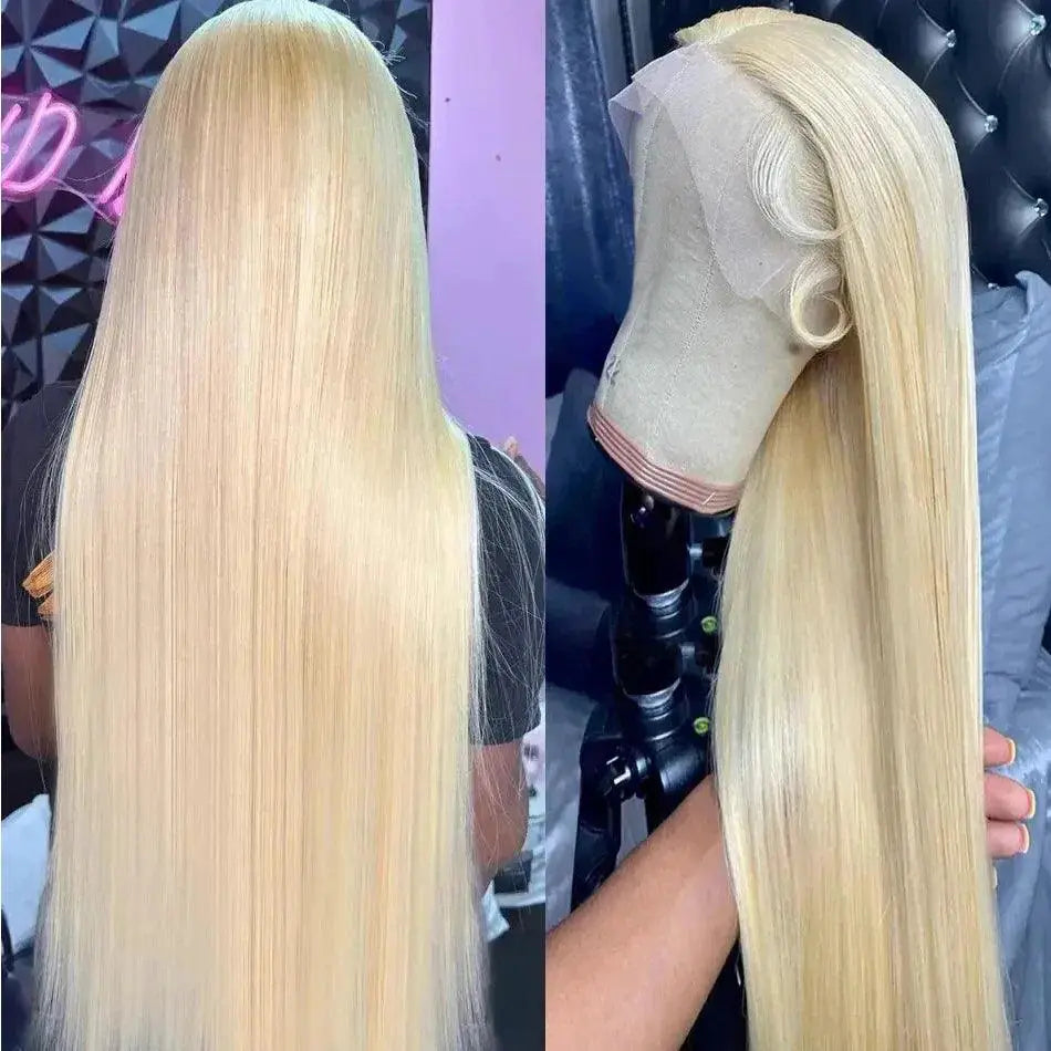 Blonde HD Lace Front Wig Luxurious Brazilian Hair Style