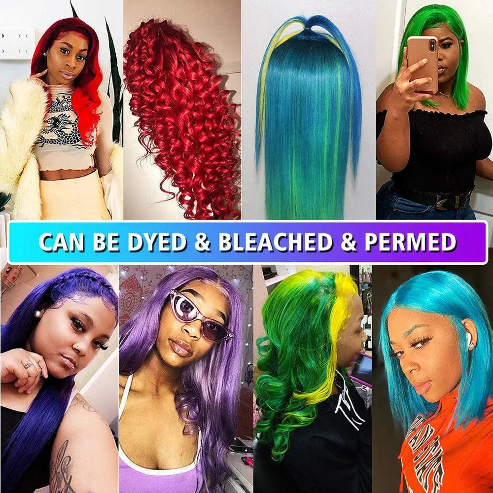 Blonde Sapphire Straight Human Hair Bundle Set Styles