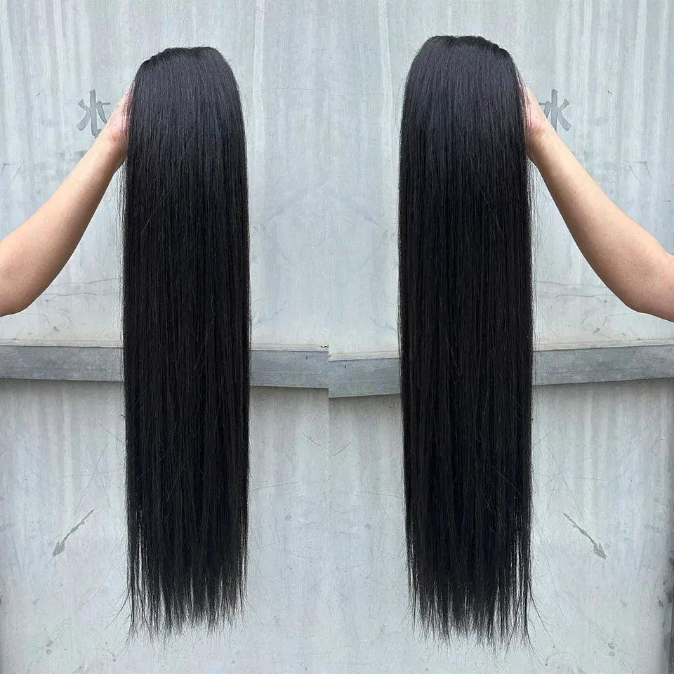 Blonde Straight Hair Bundles Heat Resistant Extensions