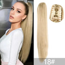 Blonde Synthetic Ponytail: Effortless Wave Hairpiece 22 Inch