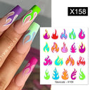 Blooming Butterfly Floral Nail Art Sticker Easy Application