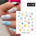 Blooming Butterfly Floral Nail Art Sticker Easy Application