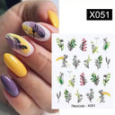 Blooming Butterfly Floral Nail Art Sticker Easy Application