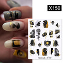 Blooming Butterfly Floral Nail Art Sticker Easy Application