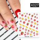 Blooming Butterfly Floral Nail Art Sticker Easy Application