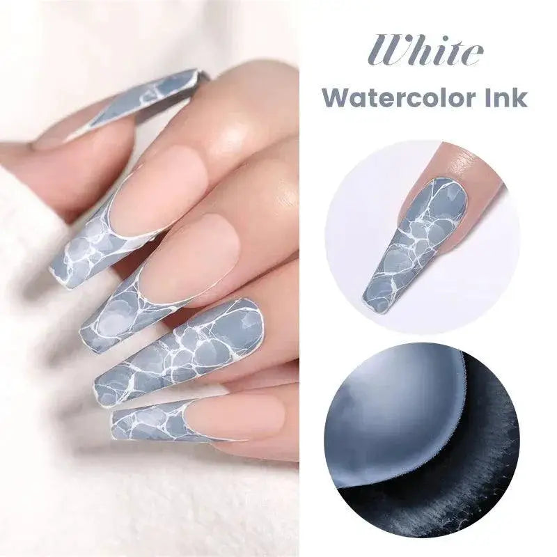 Blossoming Watercolor Nail Art Gel Polish Kit for Designs