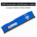 Blue DDR3 RAM 1600MHz 1866MHz CL11 Dual Channel Memory