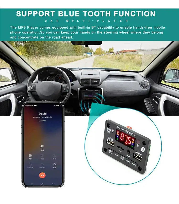 Bluetooth Amplifier MP3 Decoder Board Enhanced Wireless