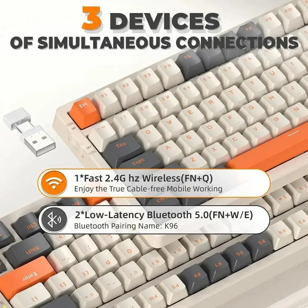 Bluetooth Dual Mode Keyboard For Ultimate Typing Performance