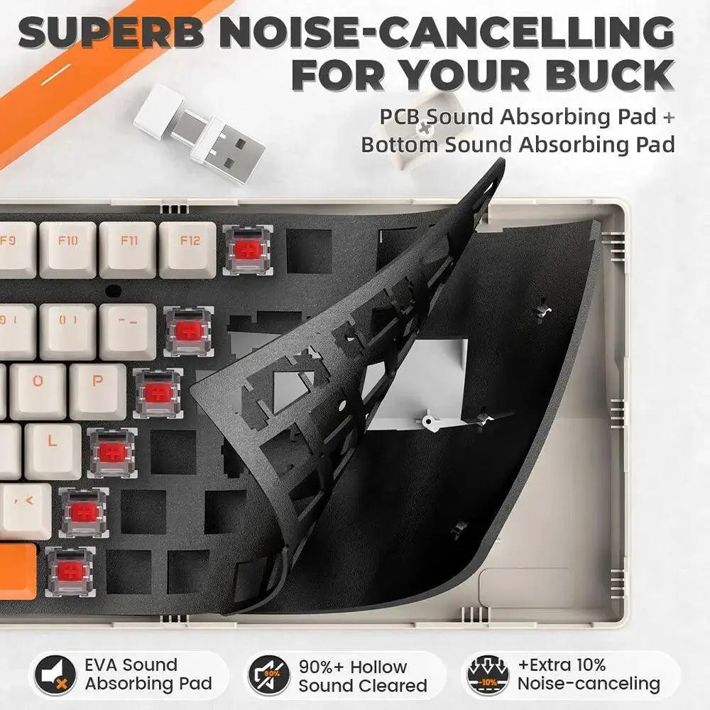 Bluetooth Dual Mode Keyboard For Ultimate Typing Performance