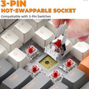 Bluetooth Dual-Mode Keyboard for Ultimate Typing Performance