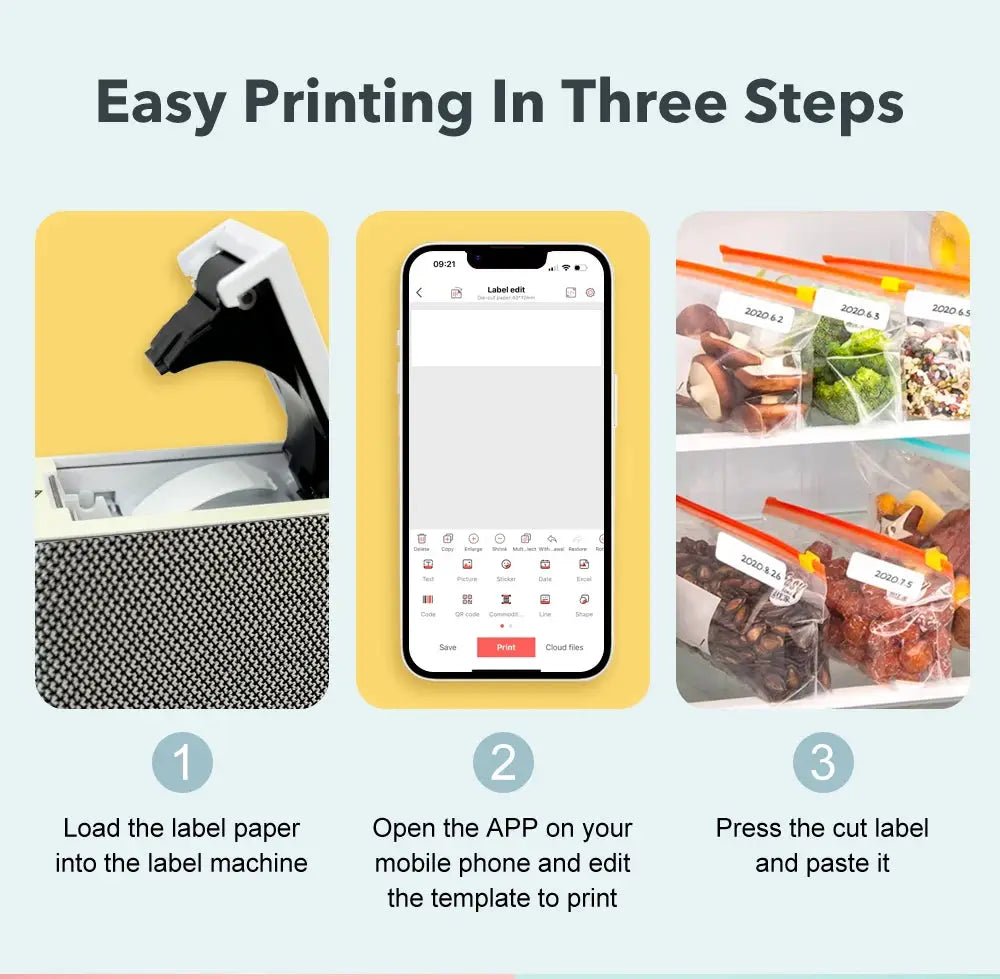 Bluetooth Label Printer for Office