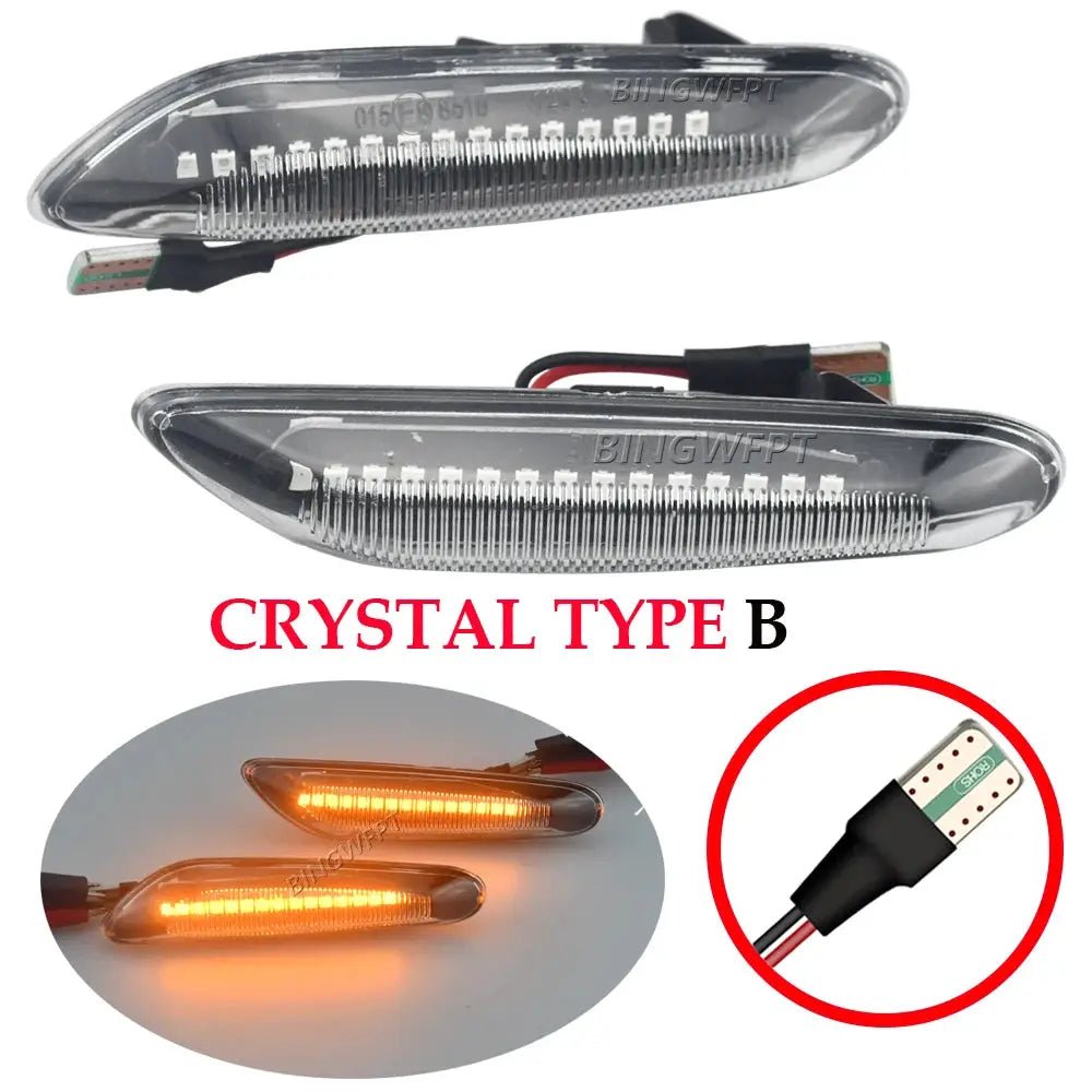 BMW LED Turn Signal Side Marker Visible