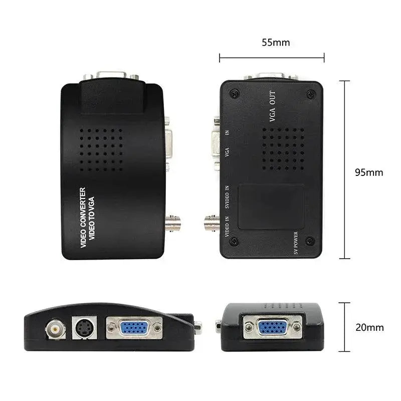 BNC to VGA Converter With Multi Signal Support for HD Video