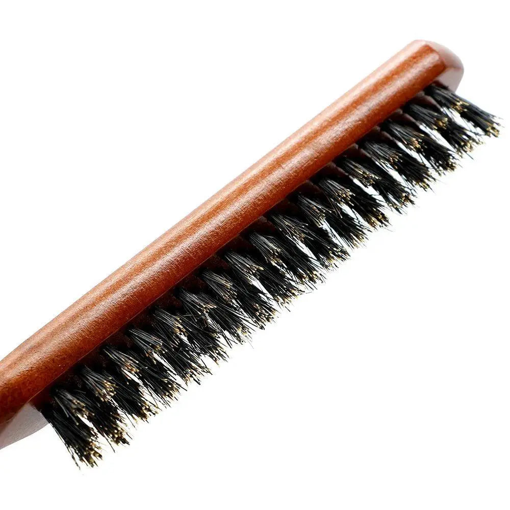 Boar Bristle Hair Brush Luxury Styling Tool For Barbers