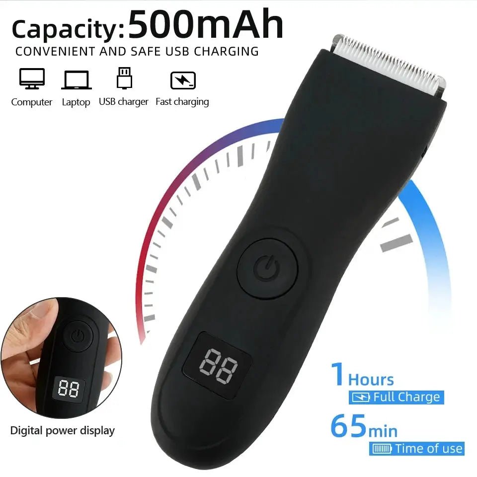 Body Hair Trimmer for Groin Smoothness