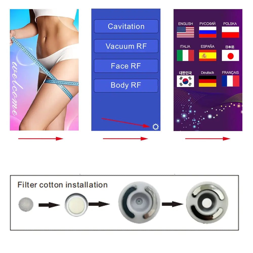 Body Slimming Beauty Machine for Home Use