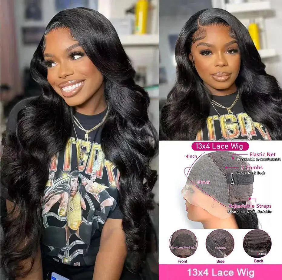Body Wave Remy Human Hair Wig For Women Luxurious Look