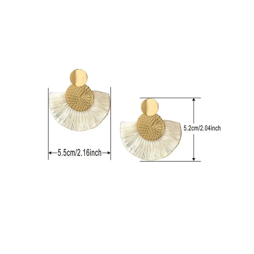 Bohemian Fringe Earrings Vintage Style Jewelry Daily Wear