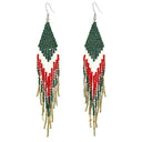 Lightweight Glass Fringe Earrings Daily