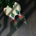 Lightweight Glass Fringe Earrings Daily