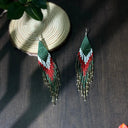 Lightweight Glass Fringe Earrings Daily