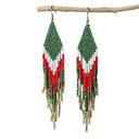 Lightweight Glass Fringe Earrings Daily
