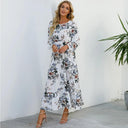 Bohemian Maxi Dress Floral Beachwear for Effortless Style