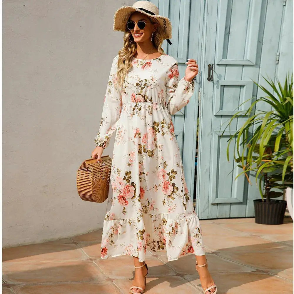 Bohemian Floral Maxi Dress for Effortless Summer Style