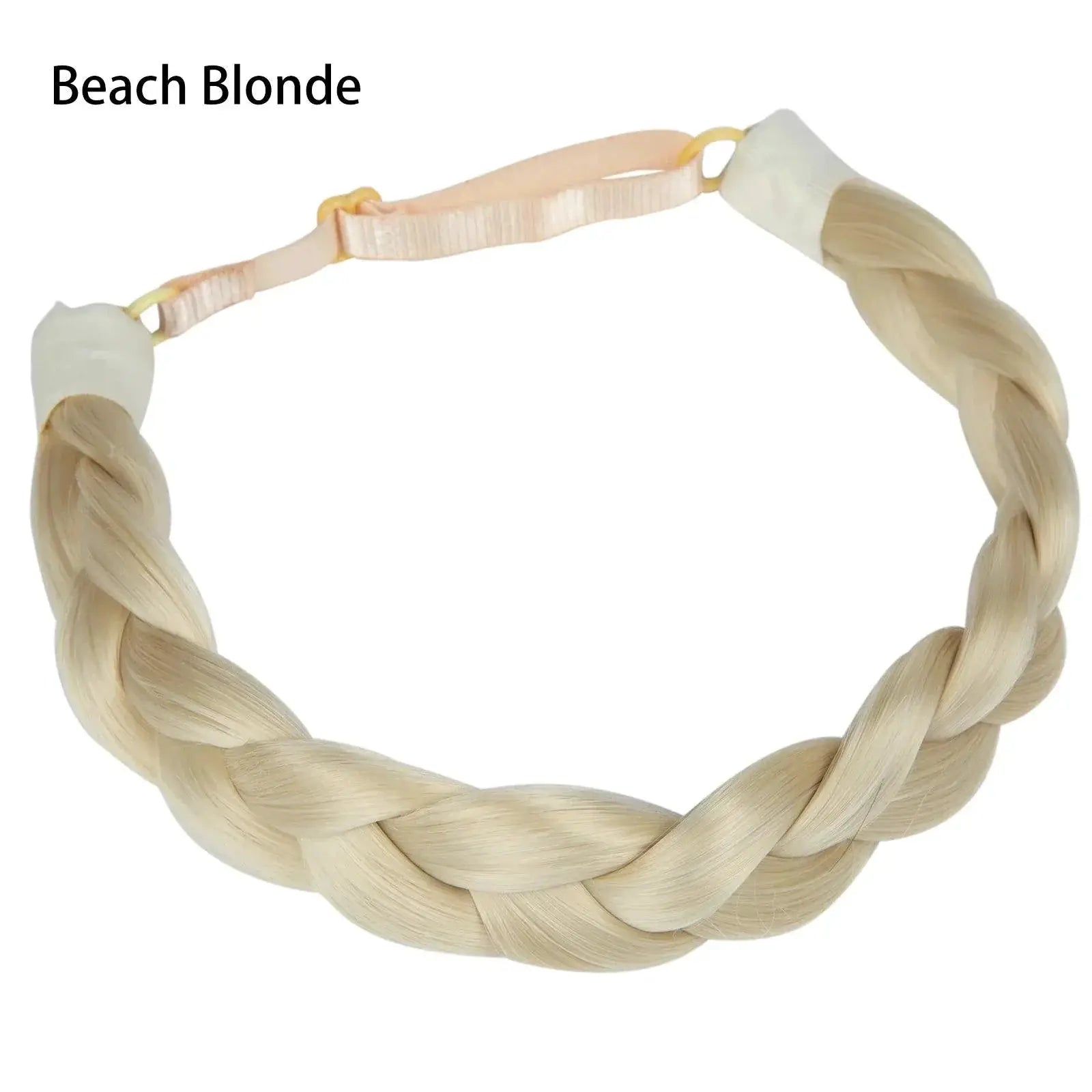 Bohemian Fishtail Braids Headband Hairpiece for Festivals