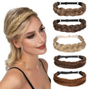 Bohemian Style Fishtail Braids Headband Hairpiece Festival