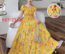 Boho Floral Maxi Dress Summer Women's Fashion Apparel