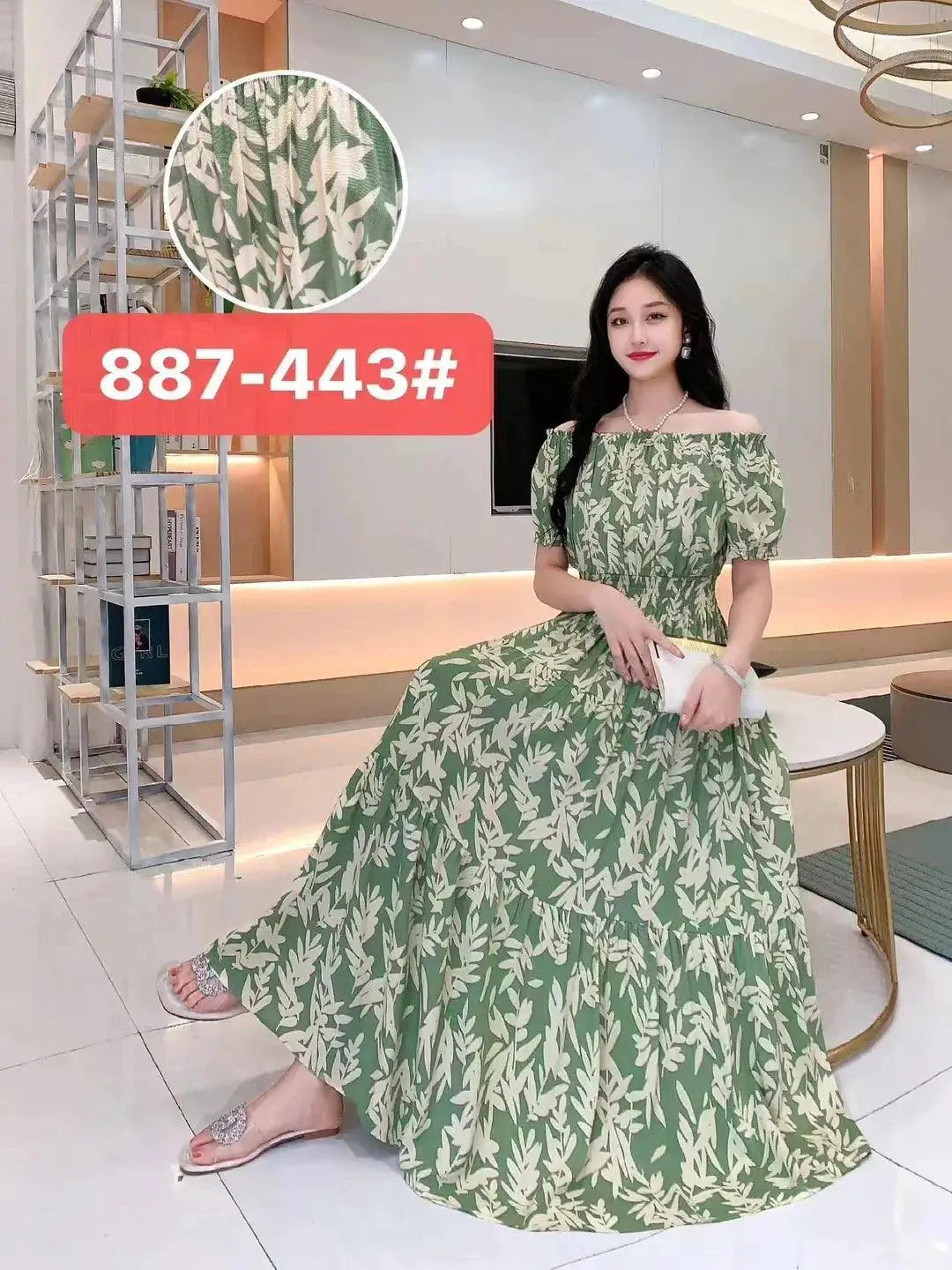 Boho Floral Maxi Dress for Summer Womens Fashion Apparel