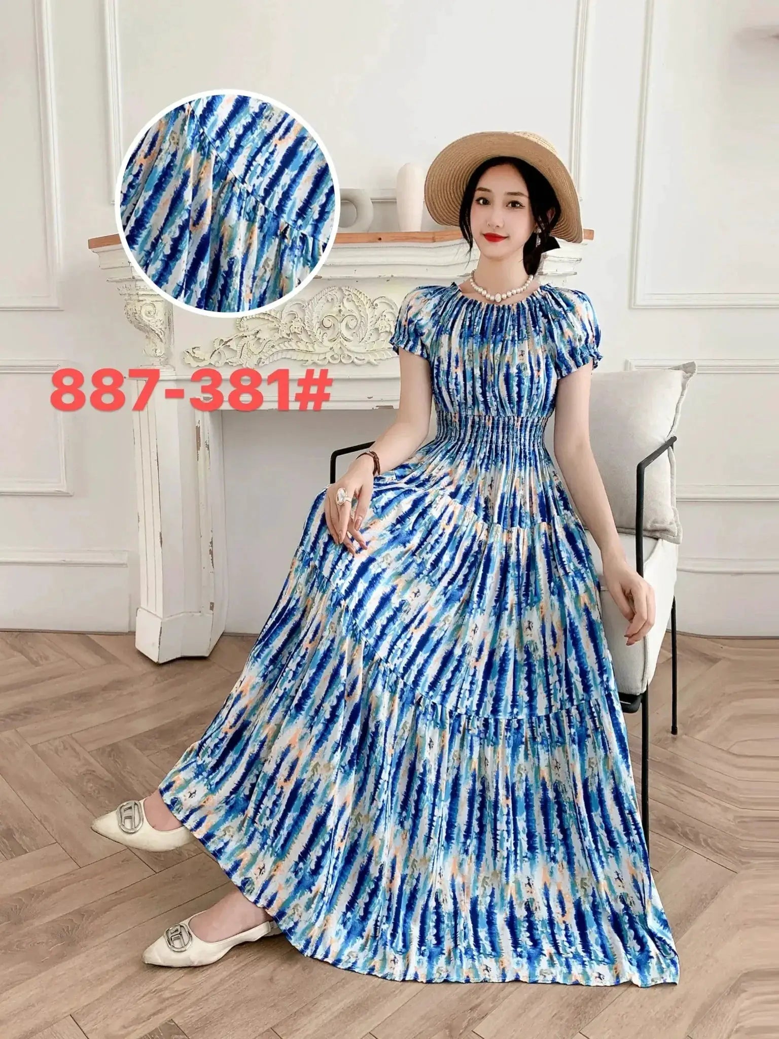 Boho Floral Maxi Dress for Summer Womens Fashion Apparel